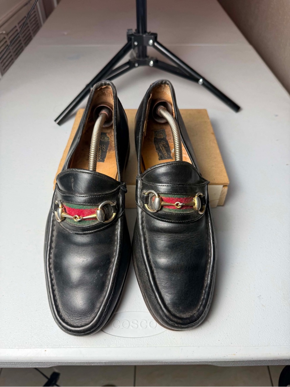Vintage Gucci Early Tom Ford Era Horsebit Loafers Shoes see measurements - Picture 5 of 16